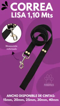 correa manos libres lisa reg 1,5Mts - 25mm