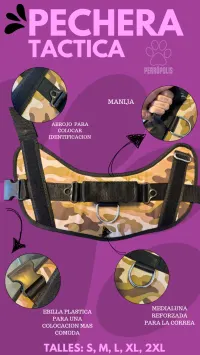 Pechera Tactica Perropolis Talle XL